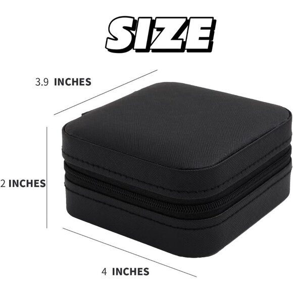 Travel jewelry case Travel jewelry box Travel Jewelry Organizer Small Jewelry Or - Picture 3 of 7